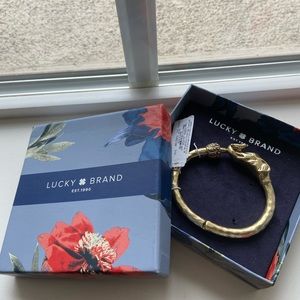 Lucky brand gold elephant bracelet